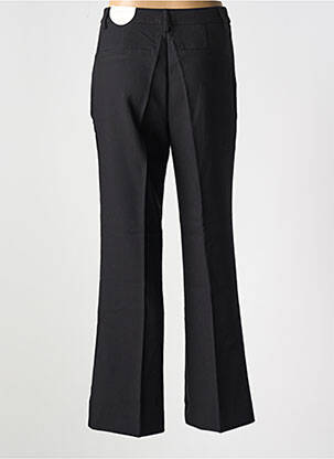 Pantalon large tissage crêpe taille haute noir ORAIJE femme