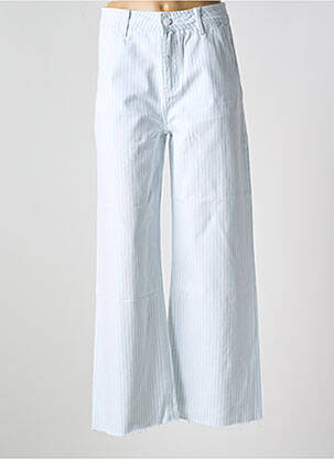 Jeans coupe large stretch taille haute bleu ORAIJE femme