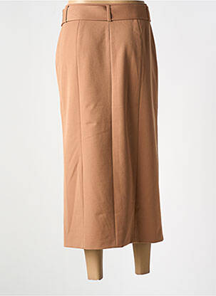 Jupe longue coupe droite marron BETTY BARCLAY femme