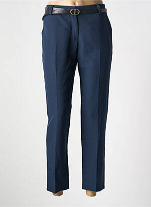 Pantalon 7/8 bleu MODA pour femme