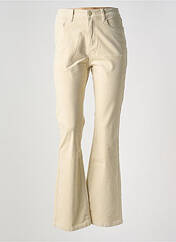 Pantalon flare beige ORAIJE pour femme seconde vue