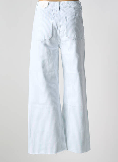 Jeans coupe large stretch taille haute bleu ORAIJE femme