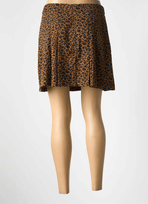 Jupe courte marron Y'COO femme