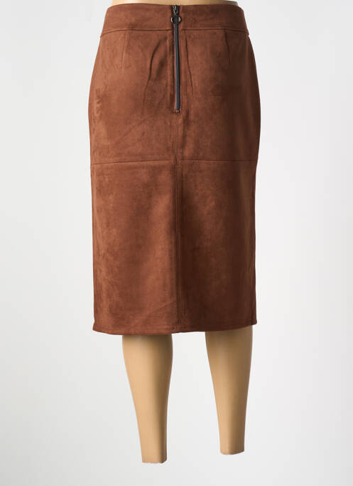 Jupe mi-longue marron BETTY BARCLAY pour femme