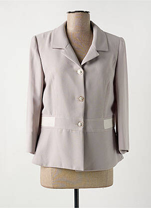 Blazer poches beige CHRISTINE LAURE femme