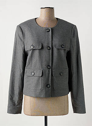 Veste casual col rond gris BETTY BARCLAY femme