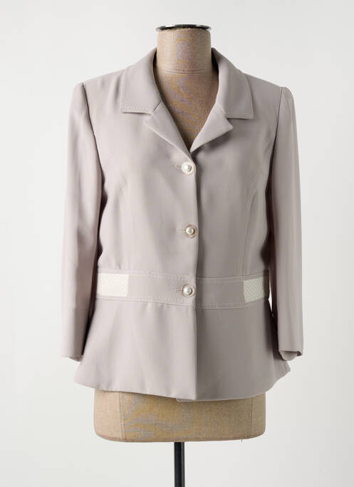Blazer beige CHRISTINE LAURE pour femme