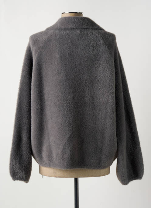 Gilet manches longues gris BETTY BARCLAY pour femme