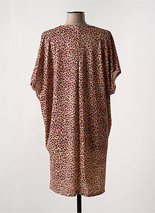 Robe de plage coupe cintrée marron LE CHAT femme