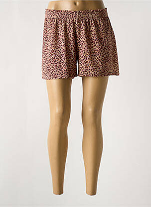 Short coupe fluide taille normale marron LE CHAT femme
