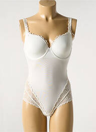 Body lingerie stretch blanc MARIE JO femme