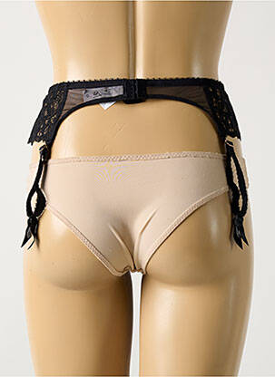 Guêpière/porte-jarretelle effet matière satinée noir SIMONE PERELE femme