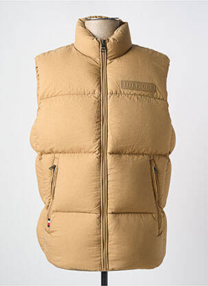 Doudoune poches sans capuche beige TOMMY HILFIGER homme