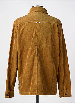 Veste casual fermeture boutonnée sur le devant beige M homme