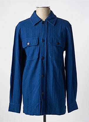 Chemise manches longues manches longues bleu BASK IN THE SUN homme