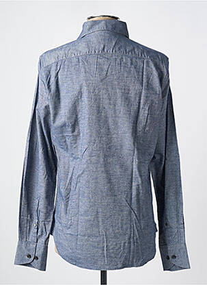 Chemise manches longues manches longues bleu DSTREZZED homme
