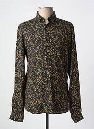 Chemise manches longues imprimé fantaisie noir IKKS homme