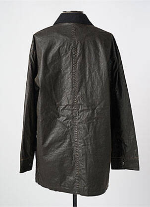 Trench manches longues sans capuche noir OBJECT homme