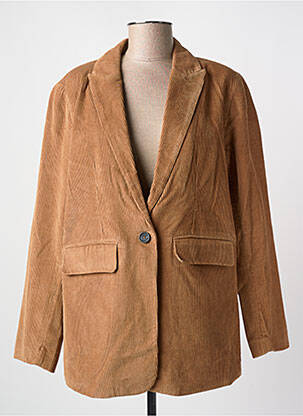 Blazer coupe cintrée beige B.YOUNG femme