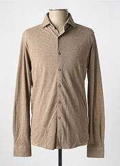 Chemise manches longues beige DSTREZZED pour homme seconde vue