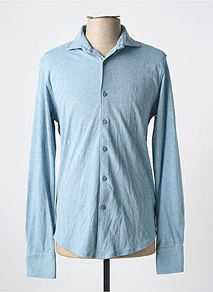 Chemise manches longues bleu DSTREZZED pour homme