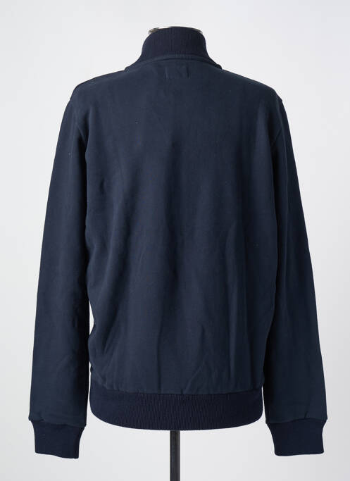 Gilet manches longues bleu NEW ZEALAND AUCKLAND pour femme