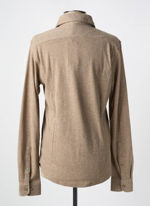 Chemise manches longues beige DSTREZZED pour homme