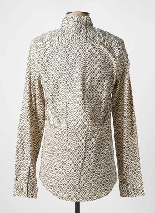 Chemise manches longues beige SCOTCH & SODA pour homme