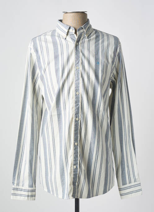 Chemise manches longues beige SCOTCH & SODA pour homme