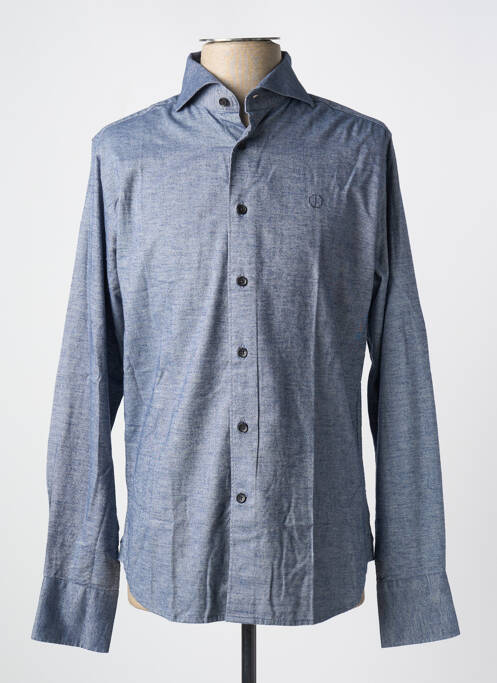 Chemise manches longues bleu DSTREZZED pour homme