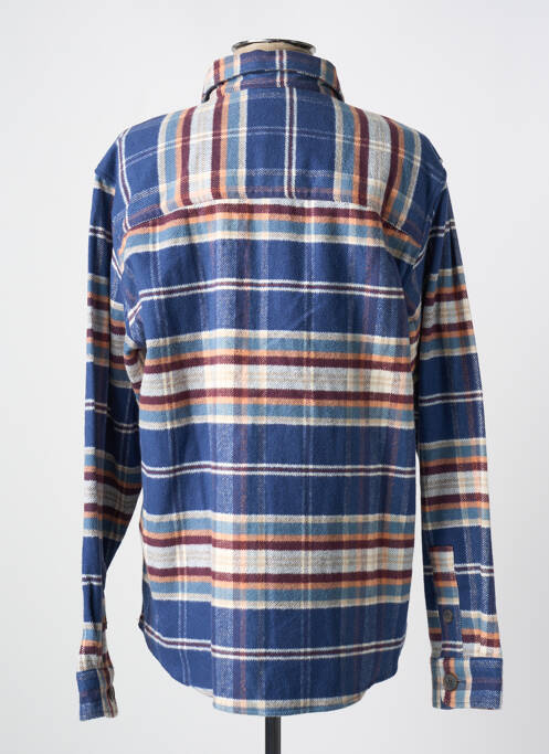 Chemise manches longues bleu FAGUO pour homme