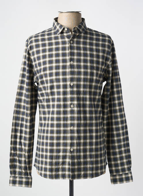 Chemise manches longues gris IKKS pour homme