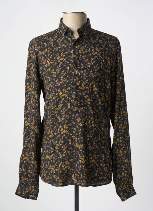 Chemise manches longues noir IKKS pour homme