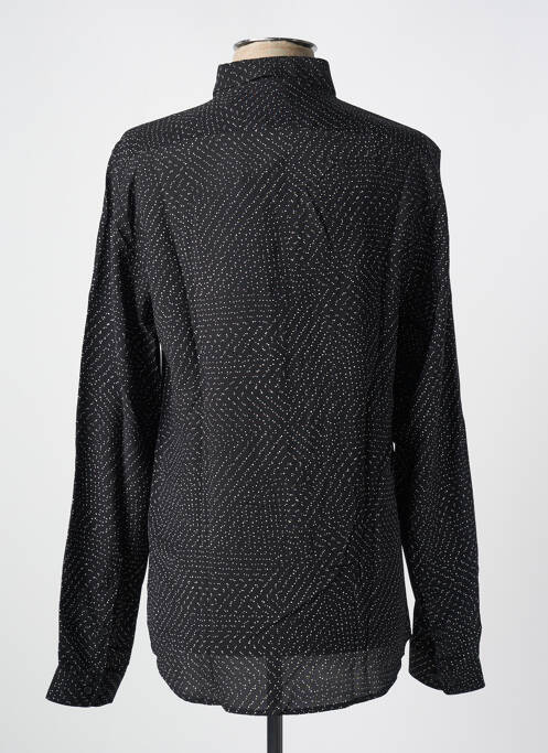 Chemise manches longues noir IKKS pour homme