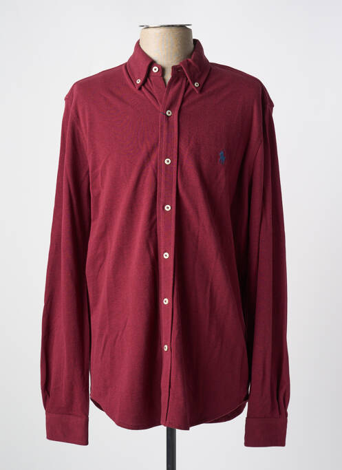 Chemise manches longues rouge RALPH LAUREN pour homme