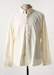 Chemise manches longues beige TOMMY HILFIGER pour homme seconde vue