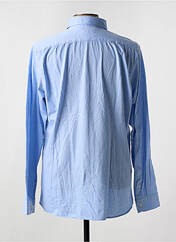 Chemise manches longues bleu FIL NOIR pour homme seconde vue