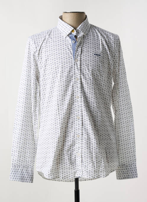 Chemise manches longues bleu NEW ZEALAND AUCKLAND pour homme