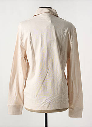 Polo manches longues manches longues beige TOMMY HILFIGER homme