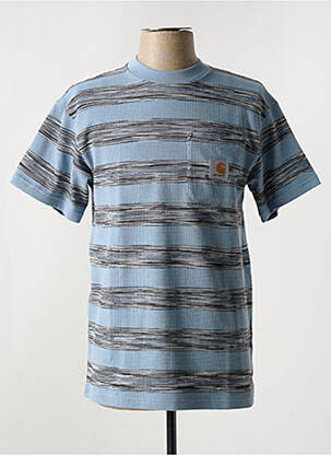 T-shirt coupe cintrée manches courtes bleu CARHARTT homme