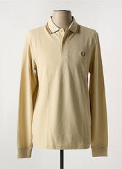 Polo beige FRED PERRY pour homme seconde vue