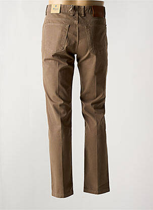 Pantalon slim stretch taille normale marron MCLASSICS homme