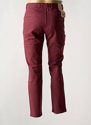 Pantalon chino tissage popeline taille normale rouge SCOTCH & SODA femme