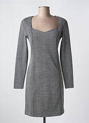 Robe courte gris ICHI pour femme seconde vue
