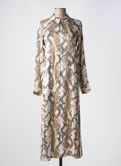 Robe longue beige PART TWO pour femme