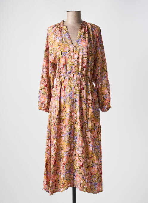 Robe longue rose LA PETITE ETOILE pour femme