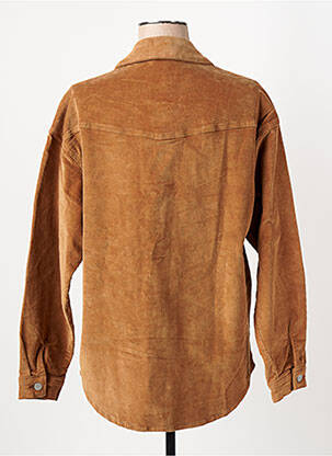 Veste casual coupe droite marron VILA femme