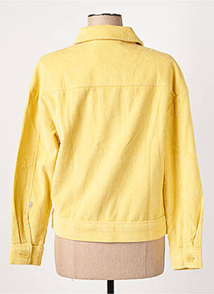 Veste casual poches jaune THINKING MU femme