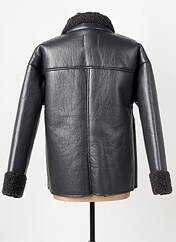 Manteau court noir ICHI pour femme seconde vue