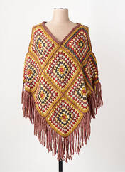Poncho marron PALME pour femme seconde vue